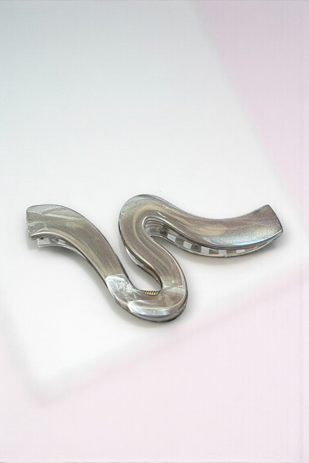 French Style Big Wave Acrylic Hair Clip - Wave Model Hairpin