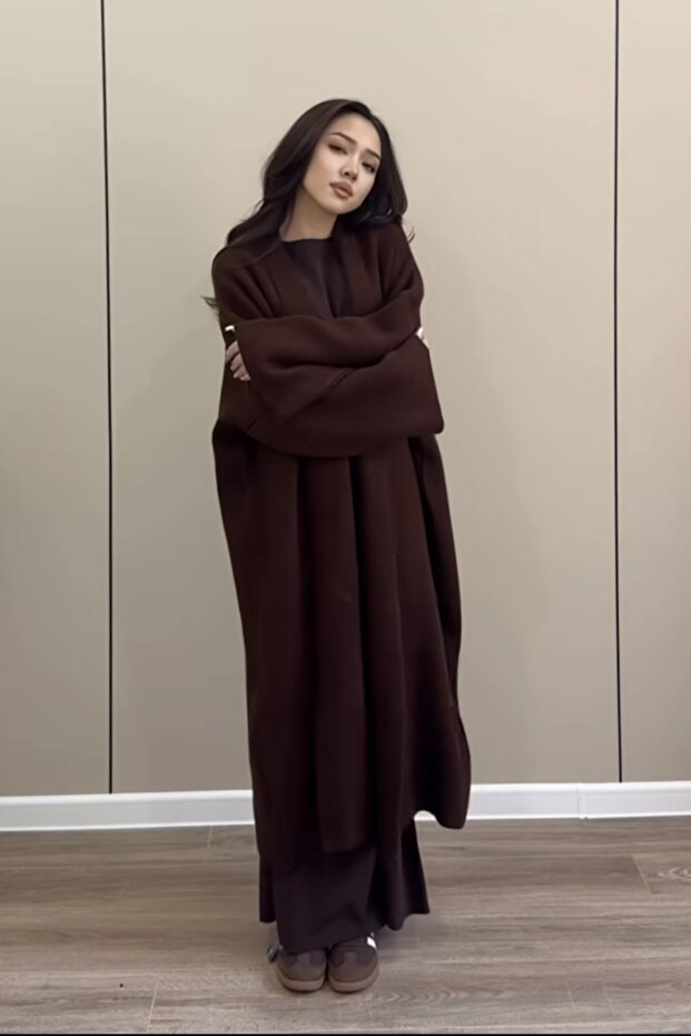 Thick Long Oversize Loose Cardigan Large Size Matching