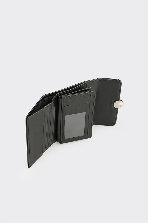 Siyah Kadın Cüzdan - 4