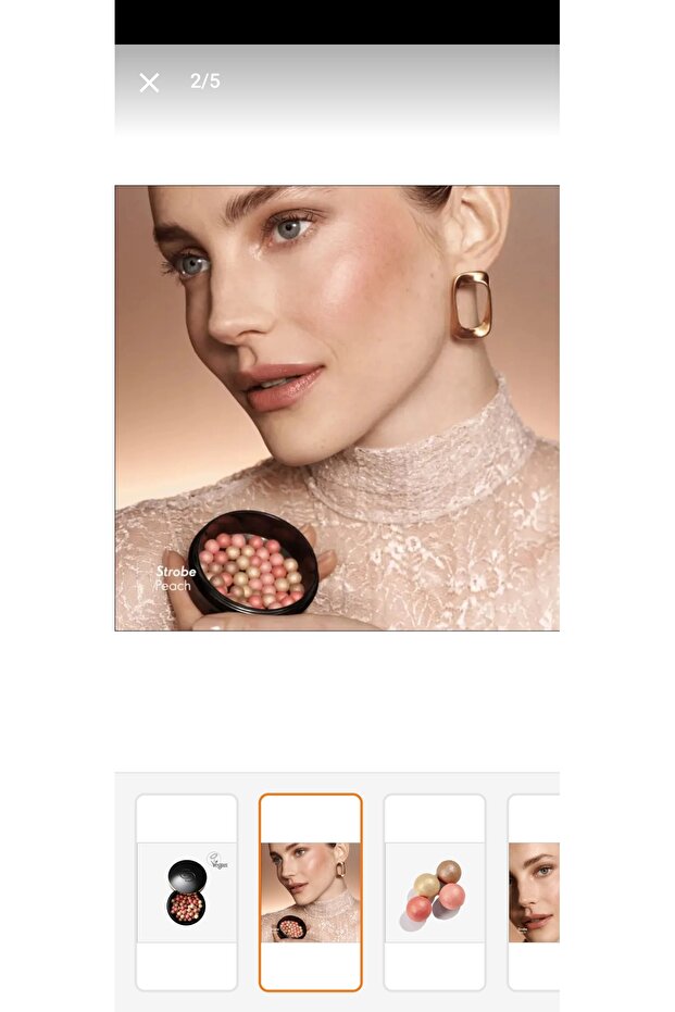 top allık strobe peach yeni ürün kutusunda - 1