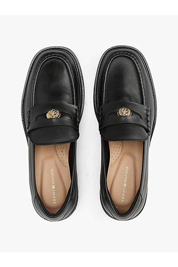 kadın crest squarish toe loafer - 3