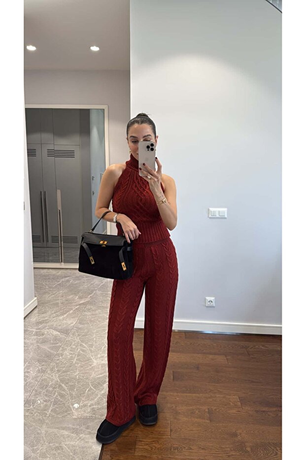 Gestricktes Muster-Strickset - 6