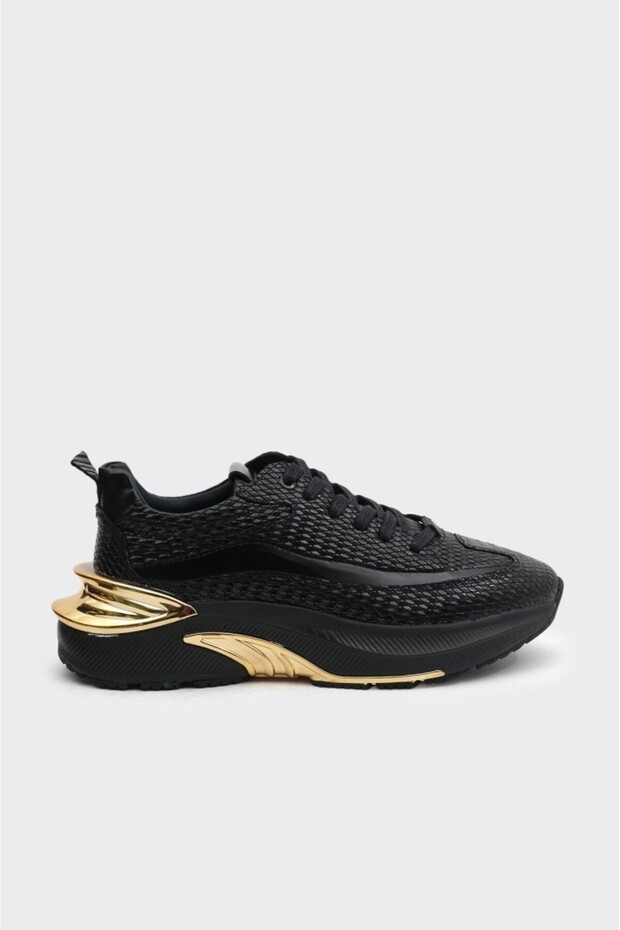 Yüksek Taban Bağcıklı Erkek Sneaker - 1