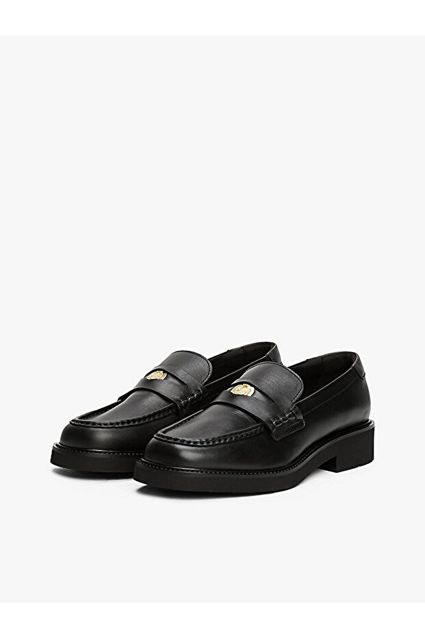 kadın crest squarish toe loafer - 2
