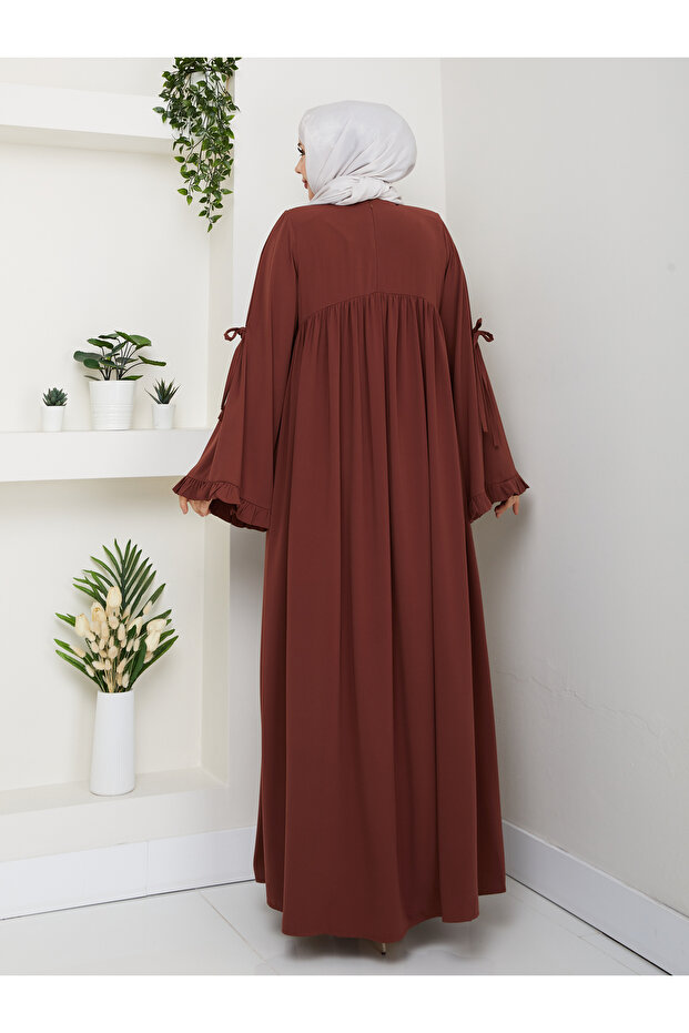 kol detaylı ferace model - 5