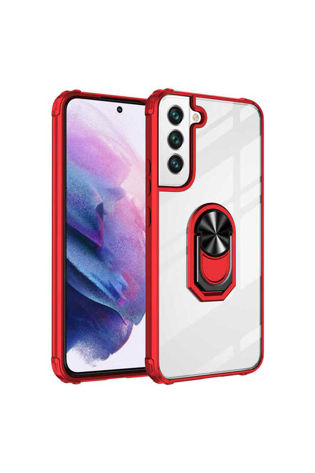 حافظة LCKC متوافقة مع هاتف Galaxy S22 Plus - أسود - 2