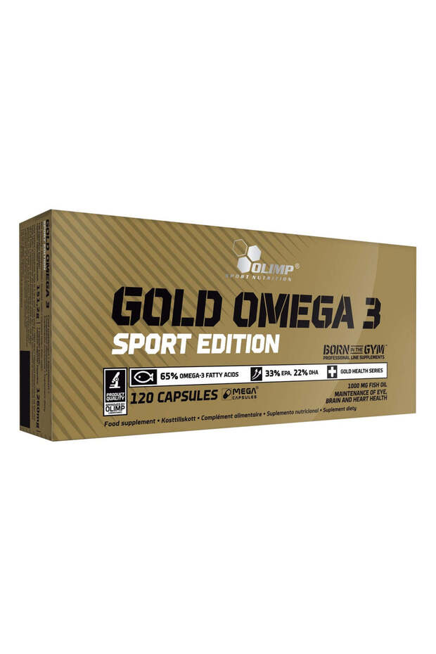 Nutrition, Gold Omega 3, Sport Edition - 120 caps