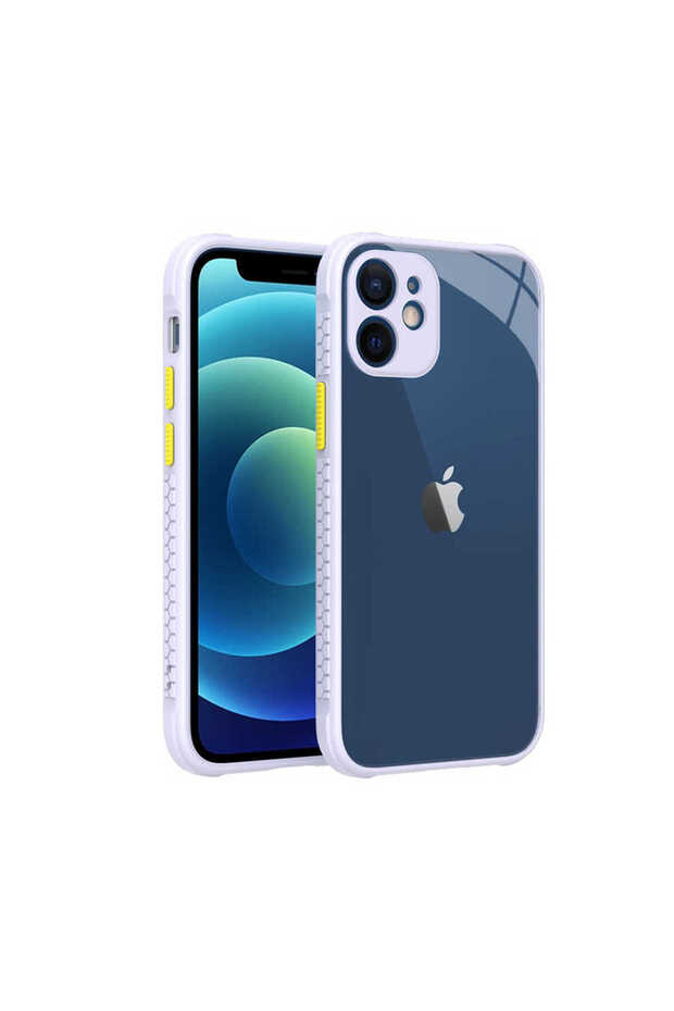 حافظة LCKC متوافقة مع هاتف iPhone 12 Mini - أرجواني - 1