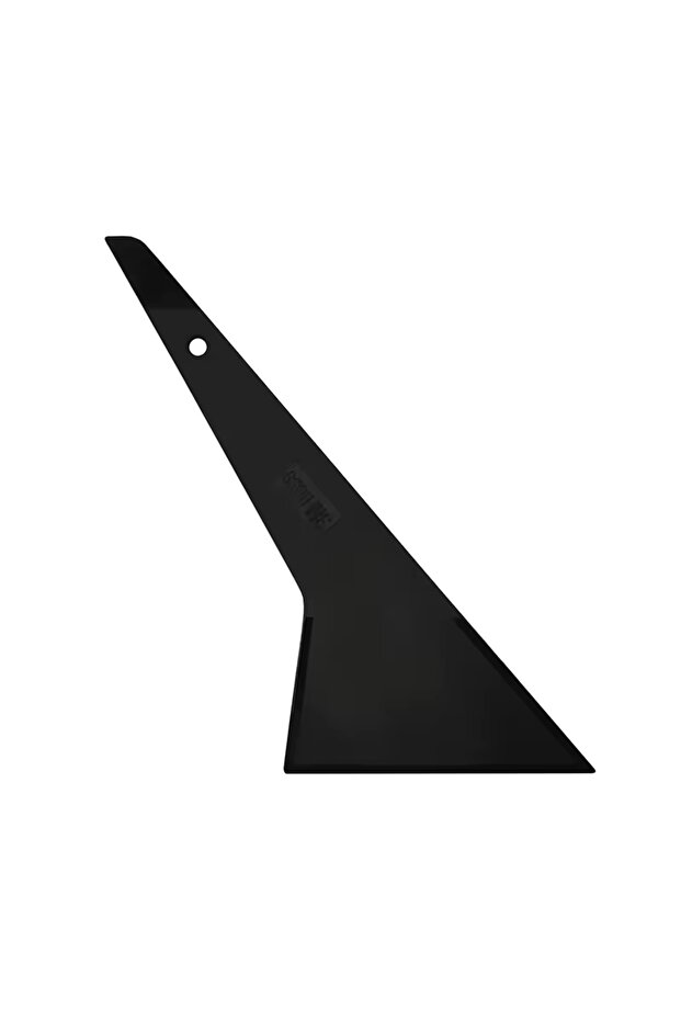 Long Handle Soft Heat Resistant Corner Ragle Window Film Pulling Apparatus 30X12Cm Black