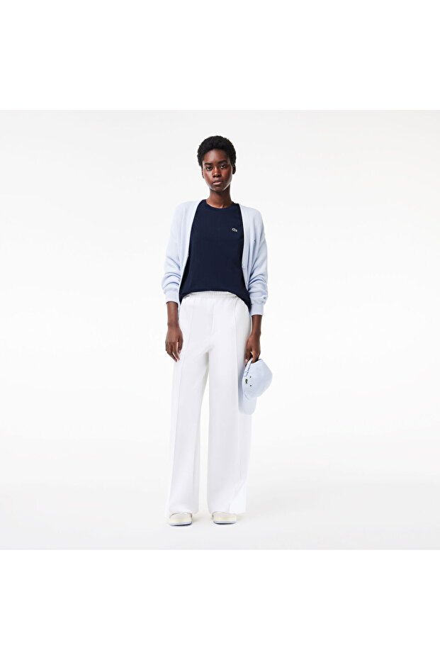 Kadın Relaxed Fit Bisiklet Yaka Lacivert T-Shirt - 5