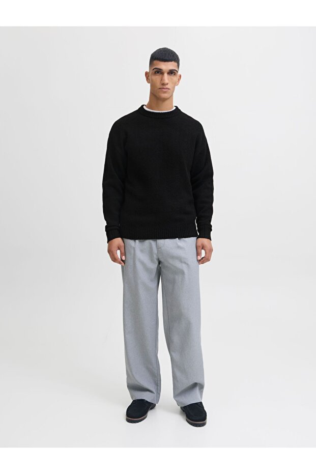 Strickpullover Einfarbig Strickpullover - 4