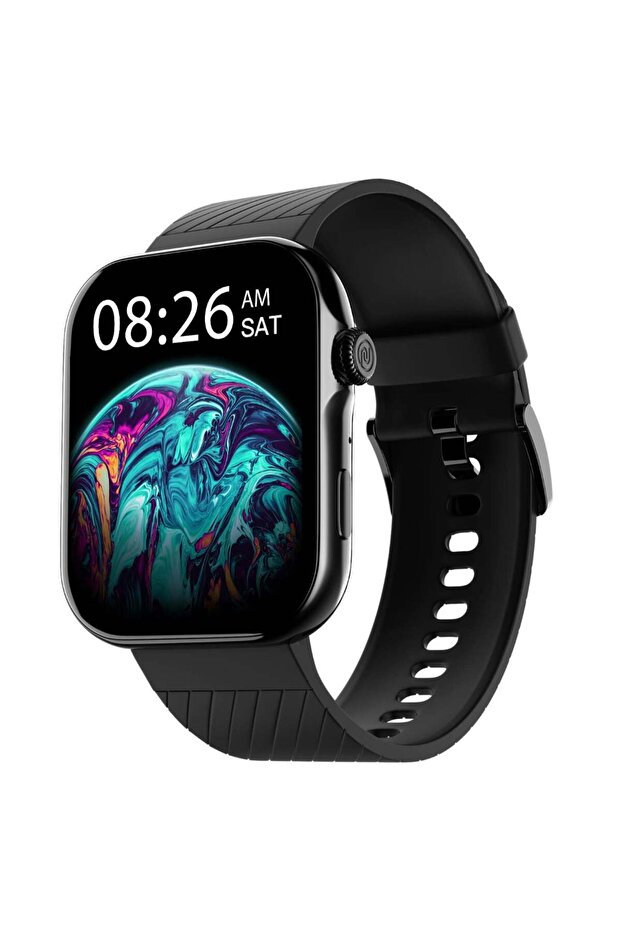 Colorfit Ultra 3 Bluetooth Calling Smart Watch With 1.96" AMOLED Display, Premium Metallic Bui - 1