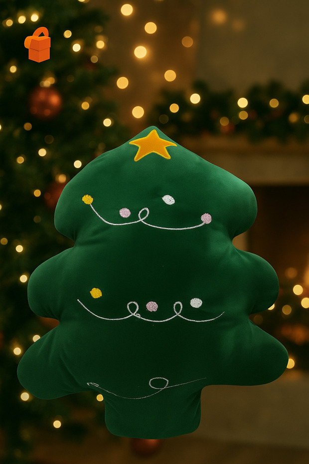 New Year Santa Claus Pillow, Pine Tree Pillow, Deer Pillow, Snowman Pillow, Christmas