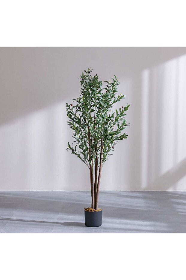 180 cm Olive Tree Artificial Plant - Realistic Faux Mediterranean Décor for Homes & Offices