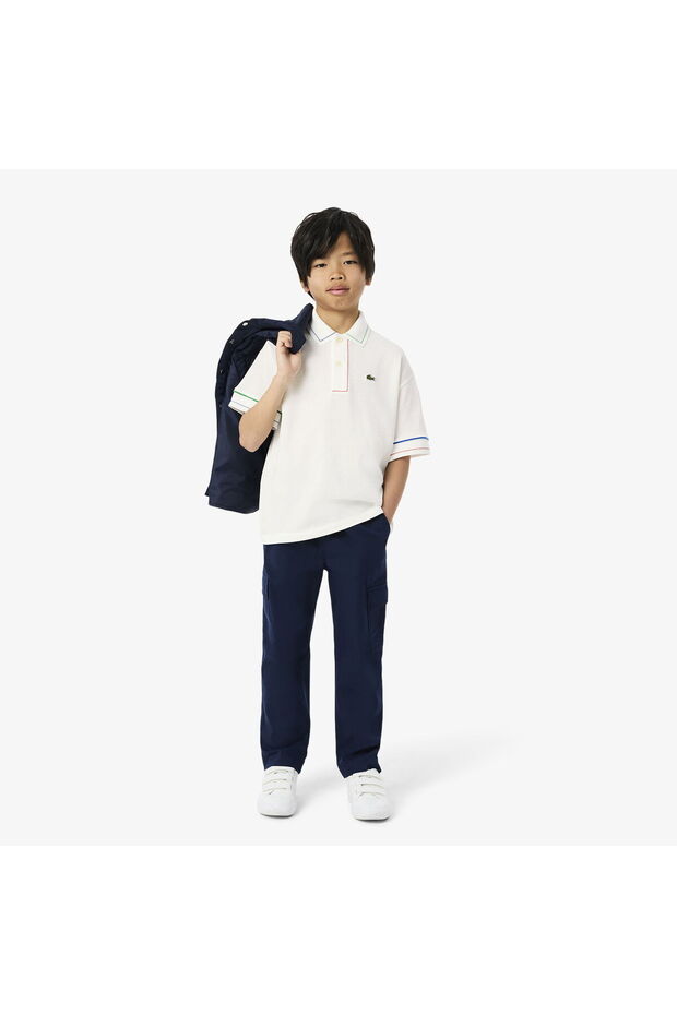 Çocuk Beyaz Polo - 7