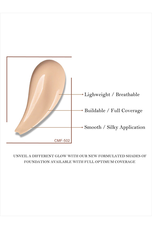 COVER MAX Liquid Foundation, Matte & Poreless, Full Coverage And Blendable, Normal To Oily - 2
