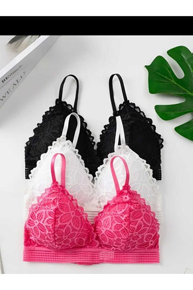 ÜÇGEN DANTELLİ SUTYEN - 1