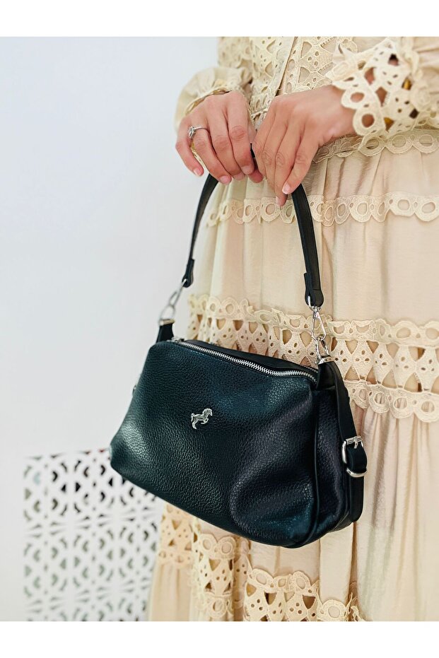Soft Faux Leather Crossbody Handbag