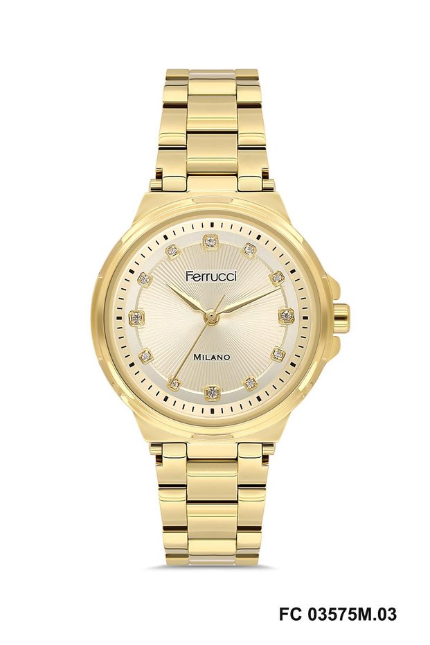 Fc03575M.3 Gold Color 34 mm Women's Wristwatch