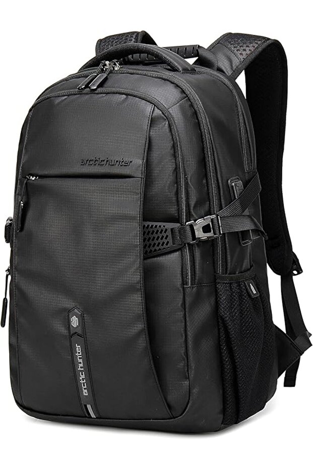 Arctic Hunter Travel Daypack Water Repellant Scratch Resistant 30L Backpack with Built In USB/Headph