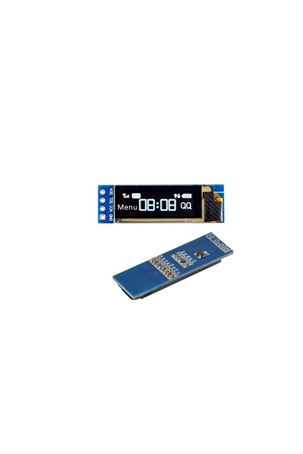 شاشة عرض LCD OLED تسلسلية I2C IIC مقاس 0.91 بوصة 128 × 32 من Kiro&Seeu وحدة DIY