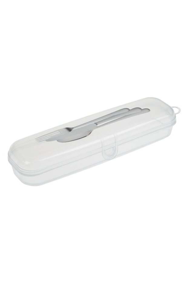 Portable Plastic Cutlery Case - 2