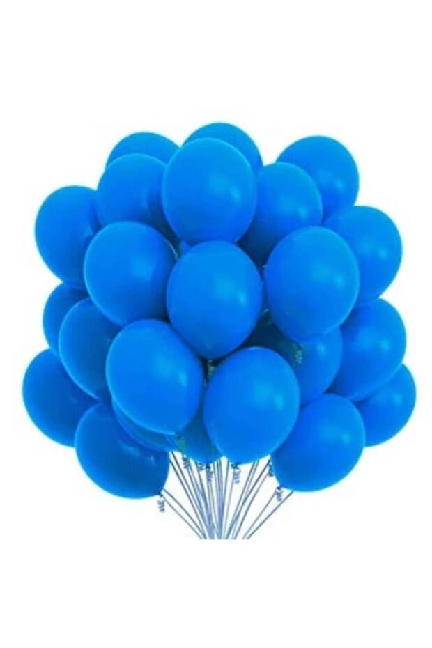 Set 100 Baloane Albastre 28 cm - 1