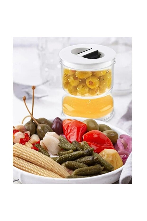 Jar for Pickling, Comando Home, 800 ml, Matte White - 2