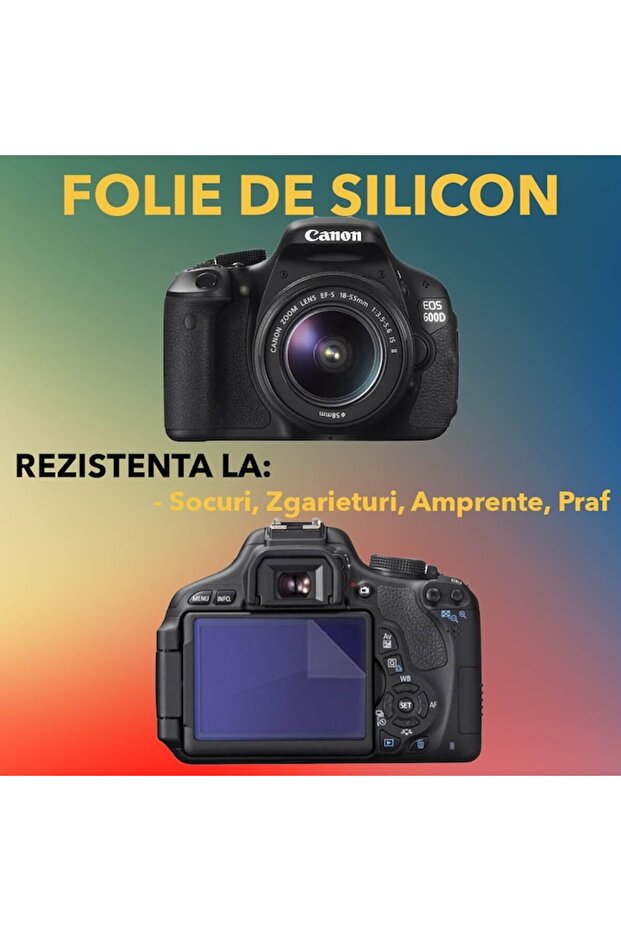 Protection set compatible with Canon EOS 600D, Focus Shield - 2