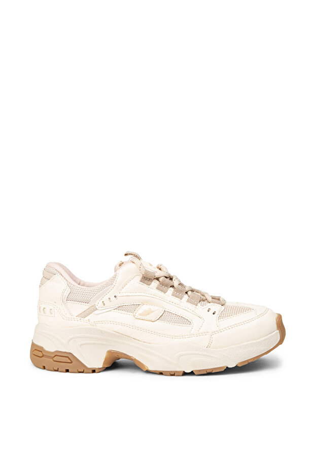 Kadın Bej Sneaker Ayakkabı - 1