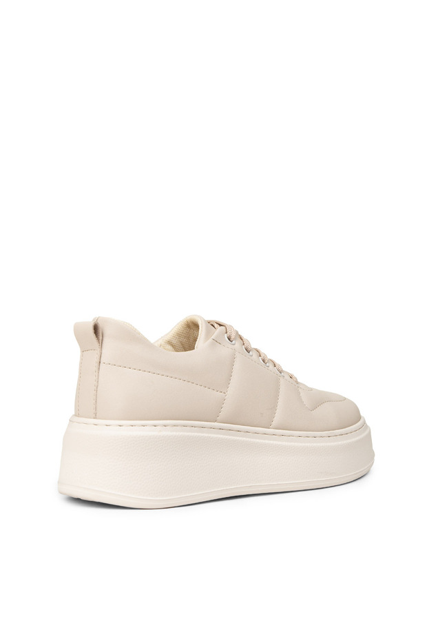 Kadın Bej Sneaker Ayakkabı - 2