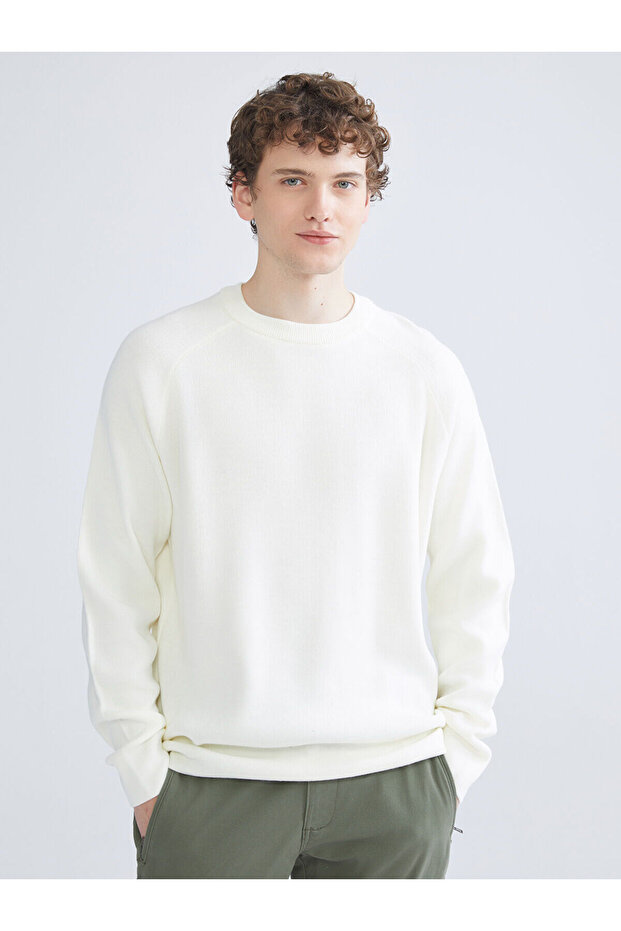 Crew Neck Men's Knitwear Sweater (W5)