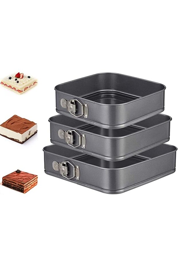 Springform Cake Pan Square 9.5inch,10inch,11inch,