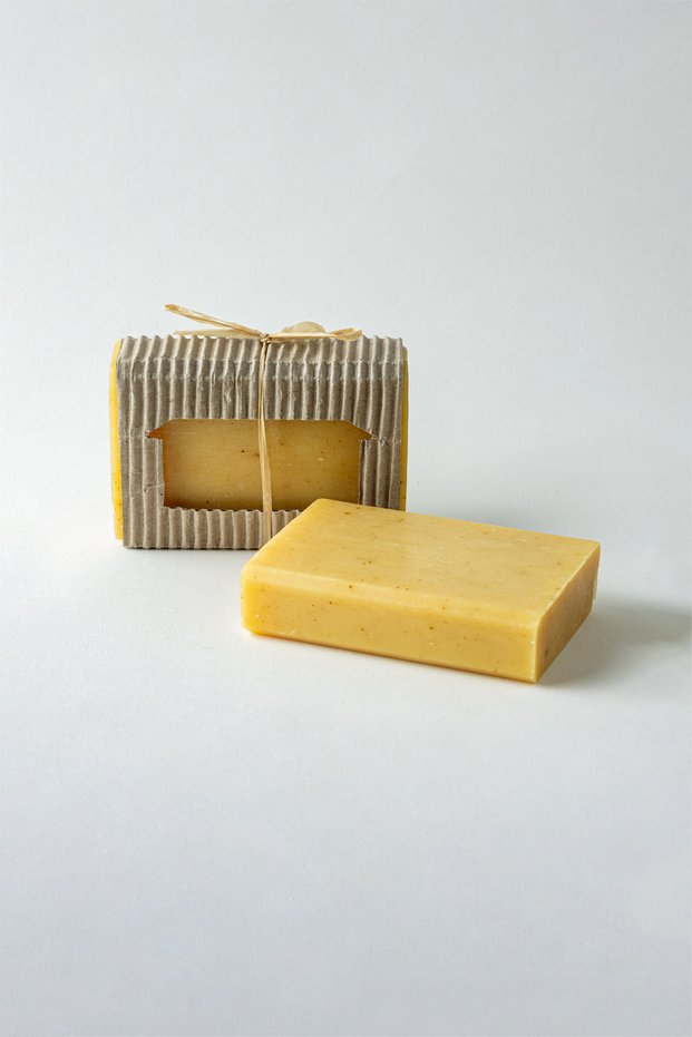 Natural Turmeric Soap 100 Gr – Skin Blemishes, Acne and Blackheads and Anti-Aging, Moisturizing