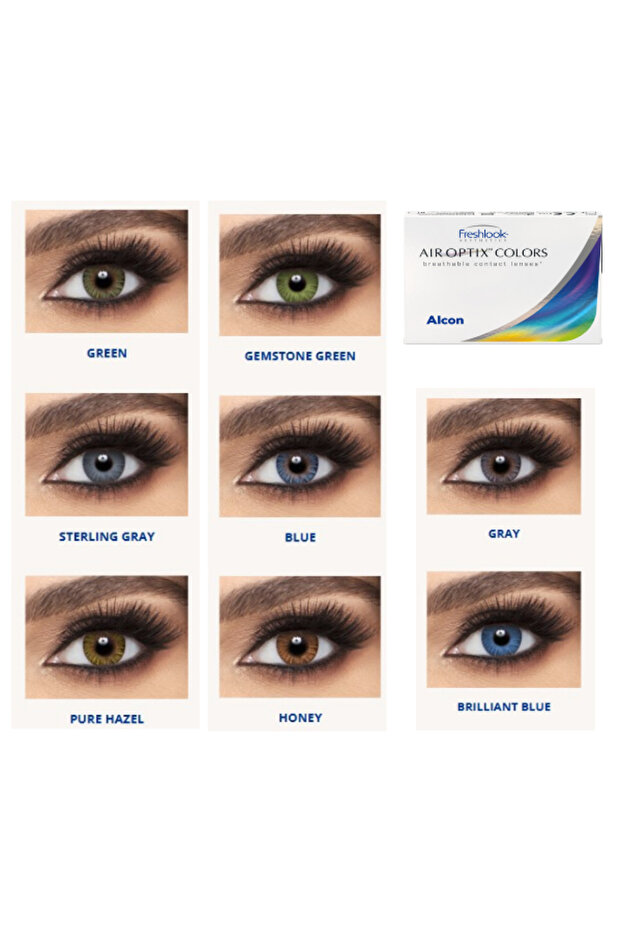 Freshlook Air Optix Colors - Sterling Gray / Numarasız - 2