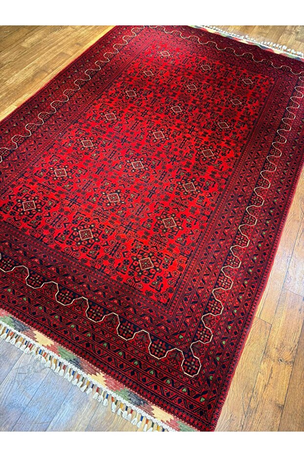 El Dokuma Afgan Halısı - 3