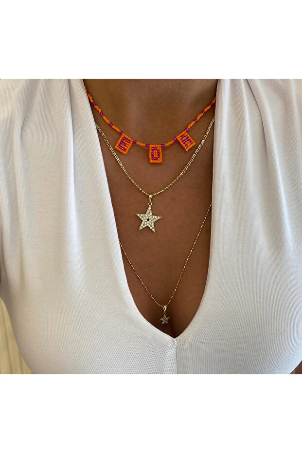 3-4 Harf İsim Kolye - 2