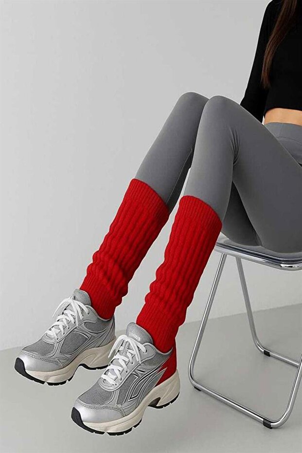 2 Çift Basic Kalın Pamuk Karışımlı Tozluk - 7