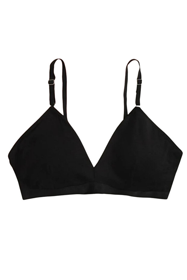 Plain simple design bras with hooks in the back - 1