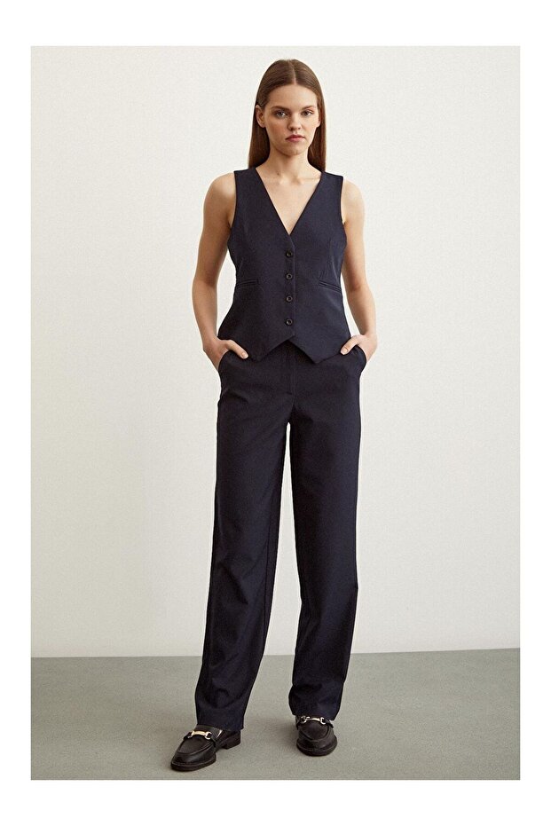 Klasik Boru Paça Pantolon - 5