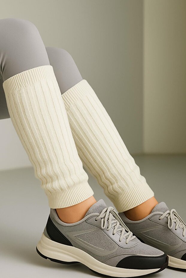 2 Çift Basic Kalın Pamuk Karışımlı Tozluk - 8