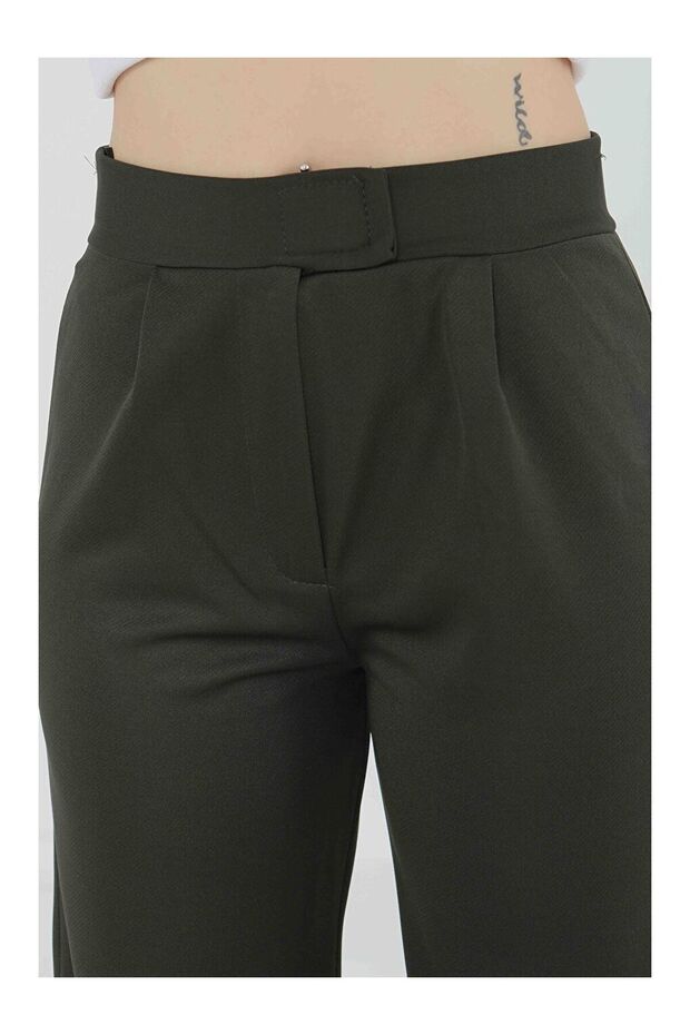 Palazzo Pantolon Haki - 27077 - 3
