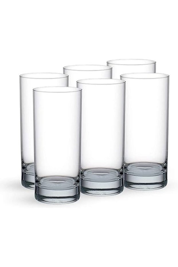 Ocean San Marino Hi Ball Glasses - Clear, 290Ml, Set Of 6, Mocktail or Cocktail Glass