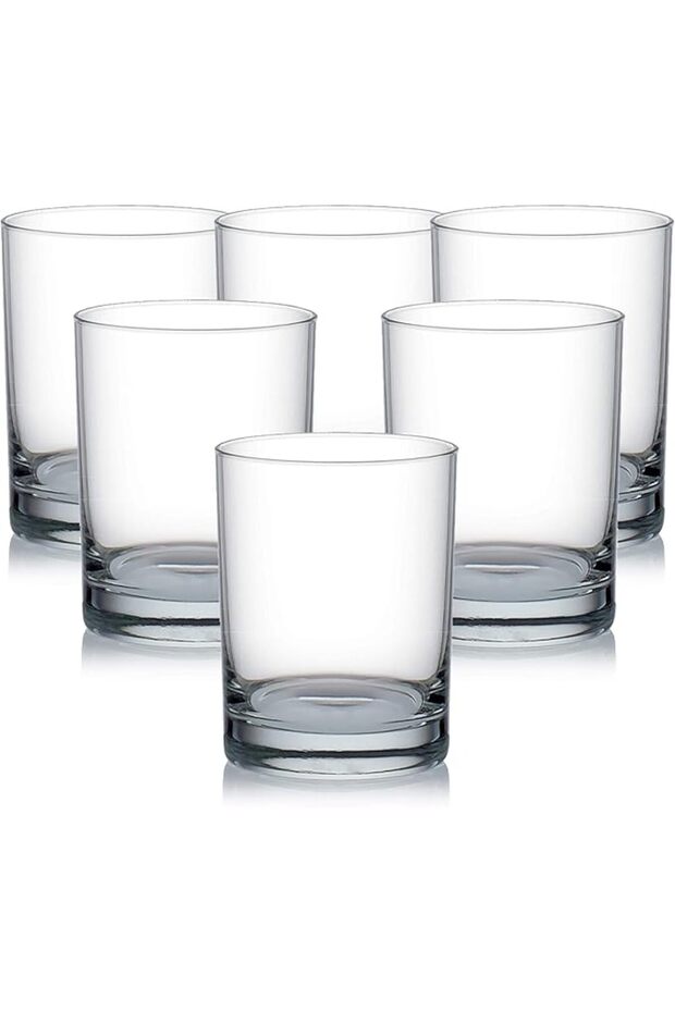 Ocean San Marino Double Rock Glass, Set Of 6, Clear, 385 Ml, B00414, Rock Glass, Double Rock Glass,