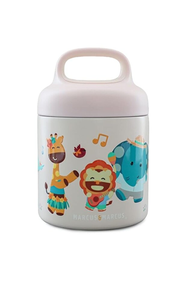 & Marcus Insulated Food Jar (Tropical) | 300ml/10oz | Leak proof | Warm for 5 hours | Cool fo