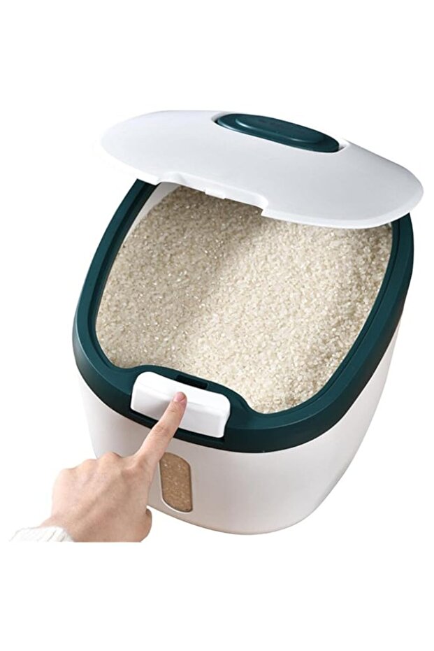Rice Storage Container - Food Storage Containers with Lids Airtight,Dry Food Storage for Kitchen, Su