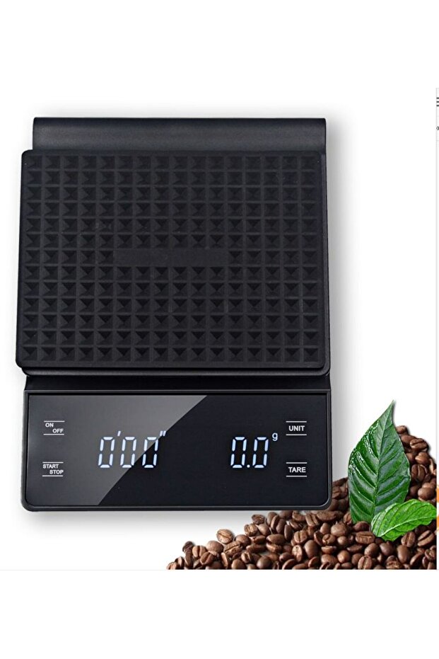 Santo Coffee Scale with Timer 3kg/0.1g High Precision Pour Over Drip Espresso Scale with Back-Lit LE - 2