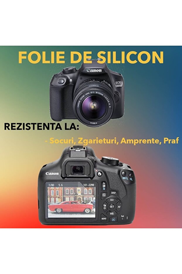 Protection set compatible with Canon EOS 1300D, Focus Shield - 2