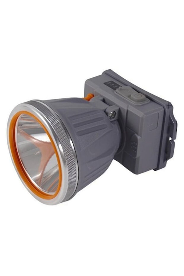 LED Headlamp, Optim Solution, Long Zoom Range, USB Rechargeable, Gray, 10.5x8x6.5cm - 1