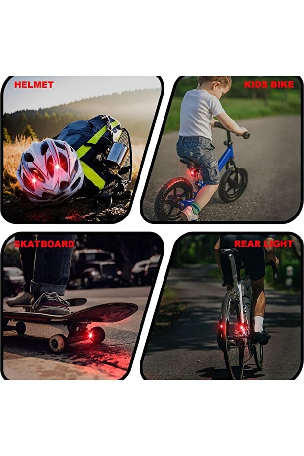 2x Bicycle Stop Light with Strong LED - 2